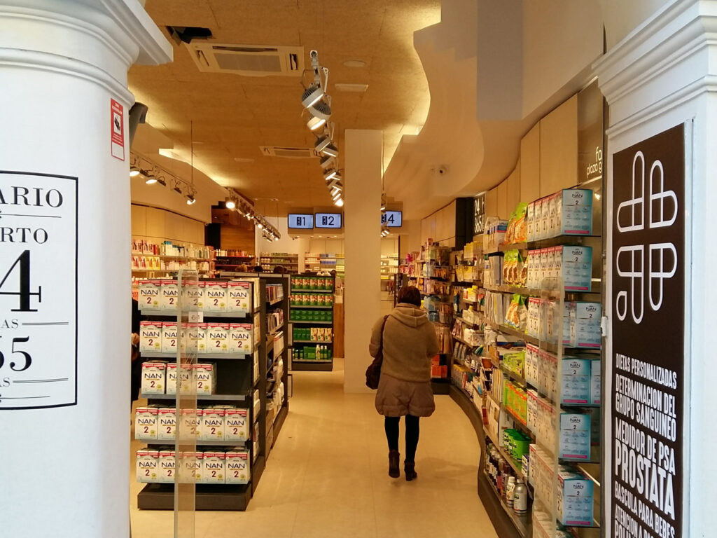 Farmacia Plaza Guipuzcoa interior